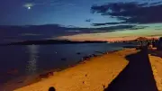 Evening beach view near Bellezza