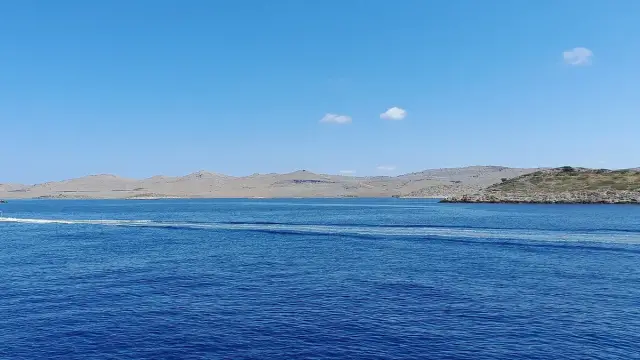 Kornati island landscape for a boat trip from Sibenik
